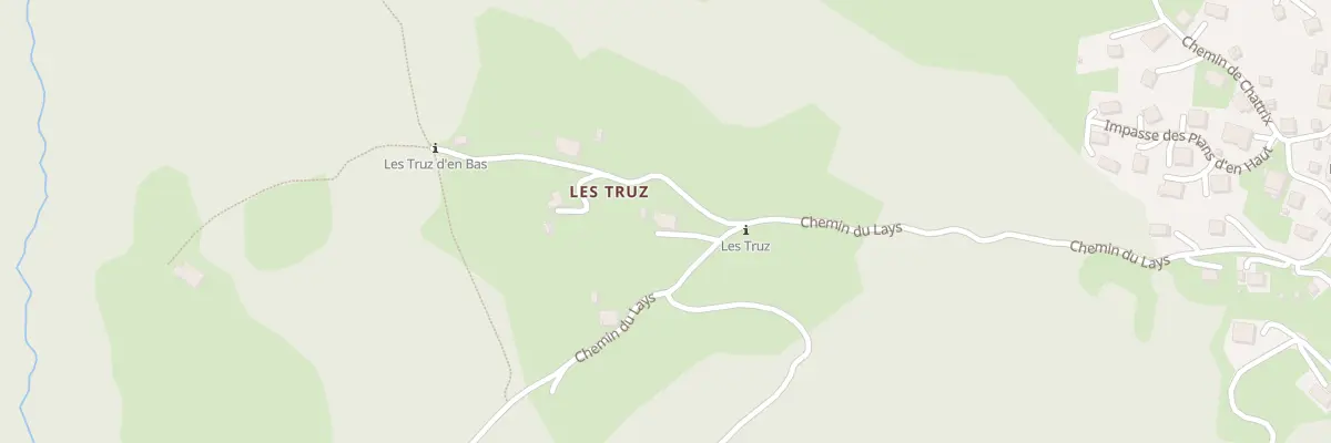Plan du 638 Che du Lays à Saint-Gervais-les-Bains