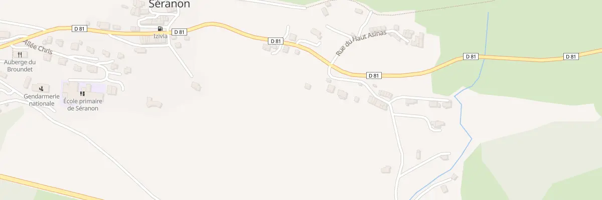 Plan du 16 Rue du Bas Asinas à Séranon