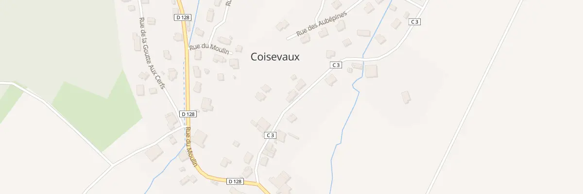 Plan du 15 Rue des Murgers à Coisevaux