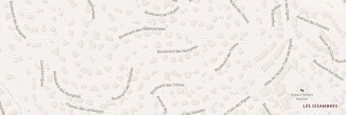 Plan du 359 Bd des Nymphes à Roquebrune-sur-Argens