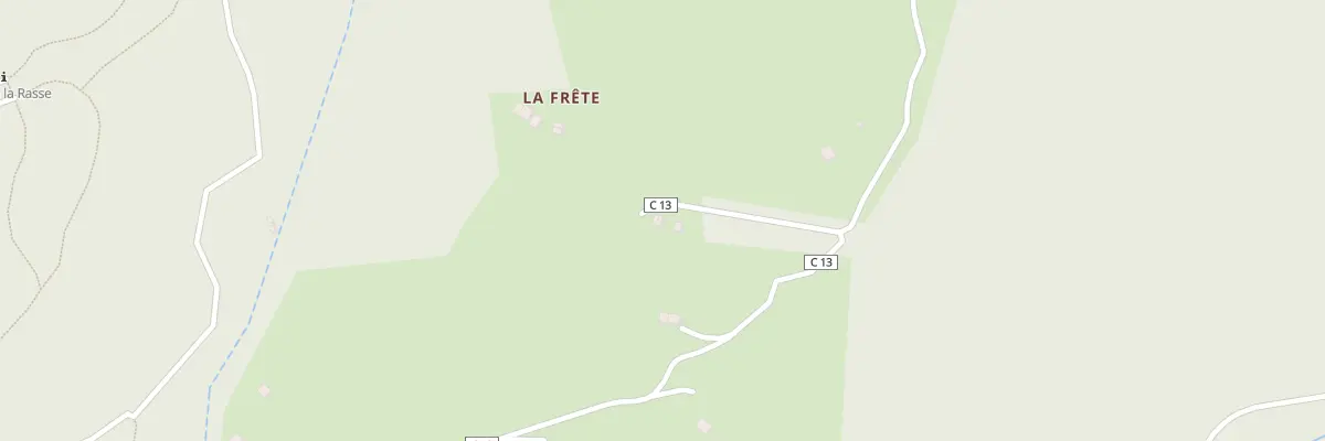 Plan du 5964 Sur le Chon à Bernex