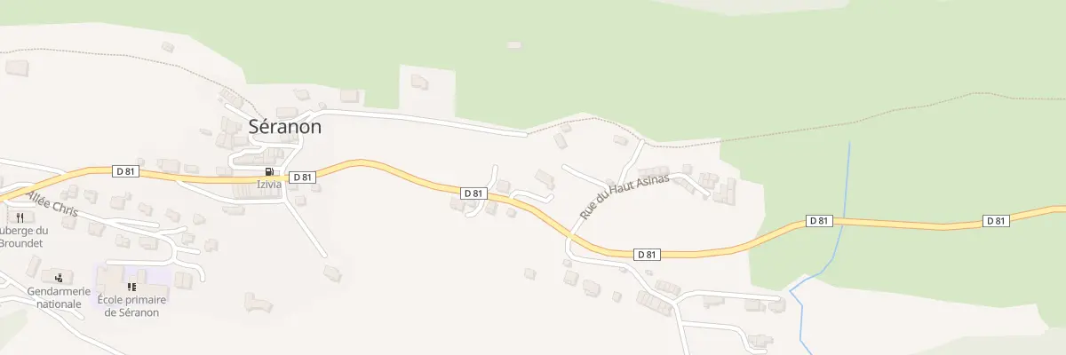 Plan du 1027 Av Notre Dame à Séranon
