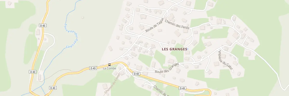 Plan du 1791 Rte de Tague à Saint-Gervais-les-Bains