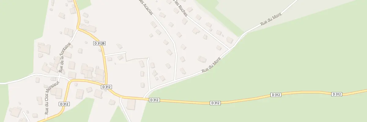 Plan du 2 Rue des Acacias à Solemont