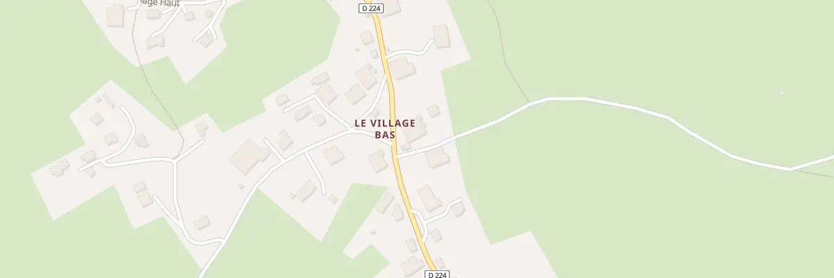 Plan du 34 Rte du Village Bas à Bonnétage