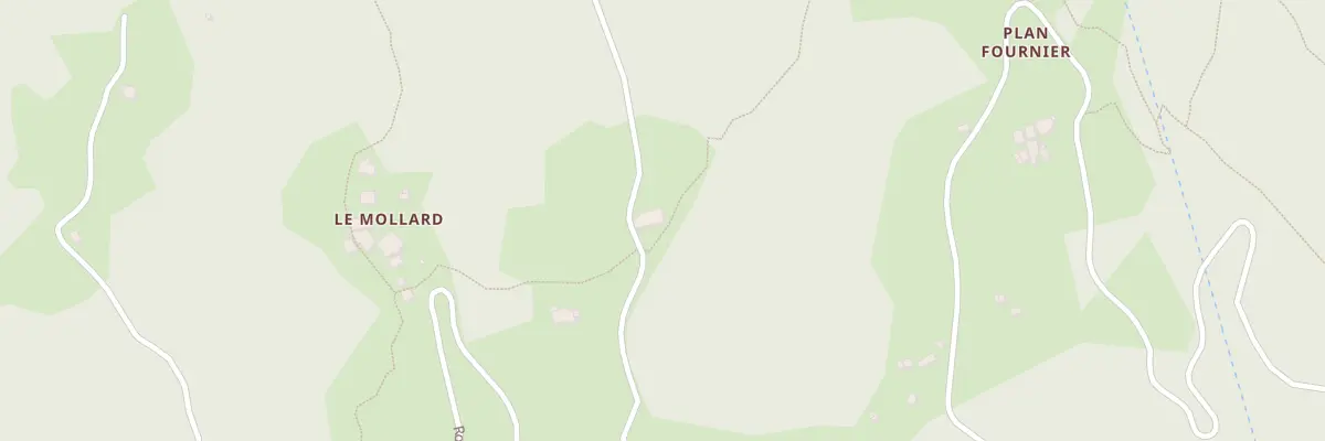 Plan du 4559 Rte de Planfournier à Planay