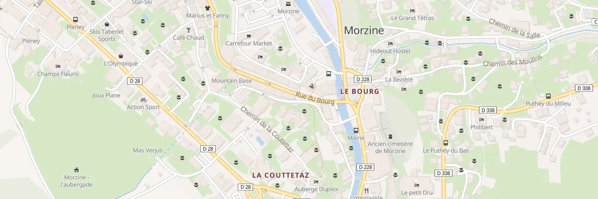 Plan du 93 Rue du bourg à Morzine