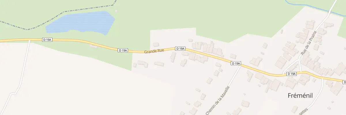 Plan du 43 Grande Rue à Fréménil