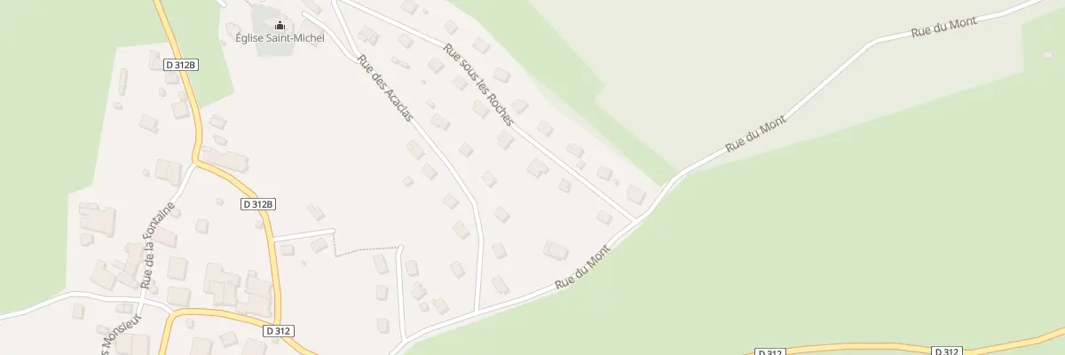 Plan du 9 Rue sous les Roches à Solemont