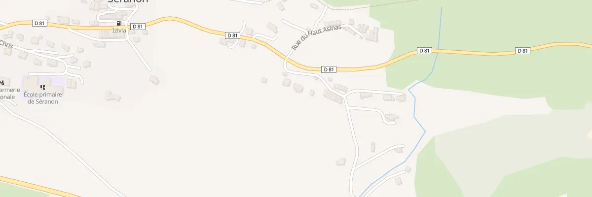 Plan du 30 Rue du Bas Asinas à Séranon