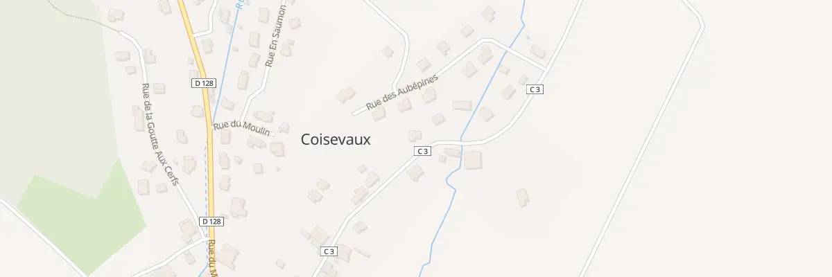 Plan du 19 Rue des Murgers à Coisevaux