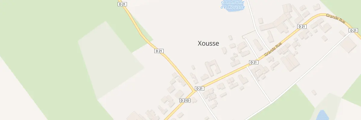 Plan du 19 Grande Rue à Xousse