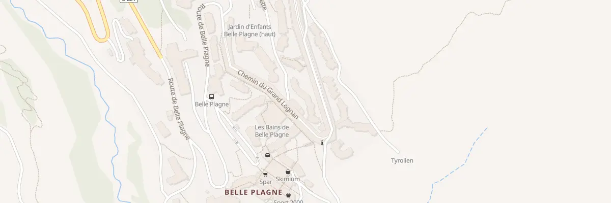 Plan du 271 Che du Grand Lognan à La Plagne Tarentaise