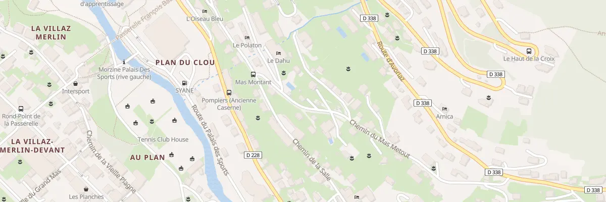 Plan du 351 Che du Mas Metout à Morzine