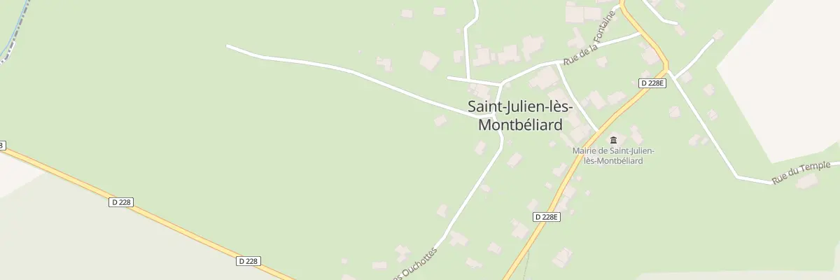 Plan du 1 Rue des Pres sous la Ville à Saint-Julien-lès-Montbéliard