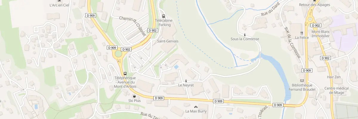 Plan du 950 Av du Mont d’Arbois à Saint-Gervais-les-Bains