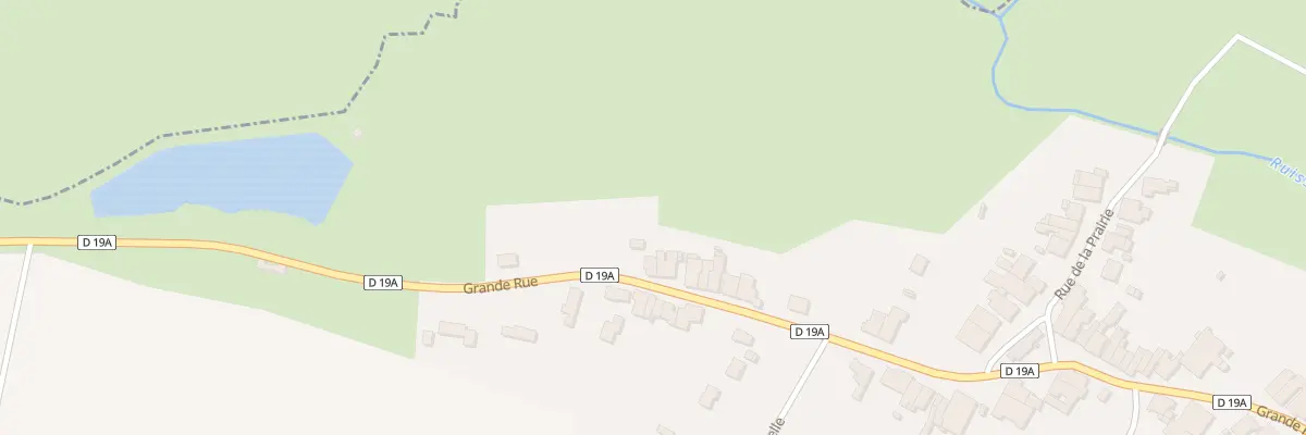 Plan du 46 Grande Rue à Fréménil