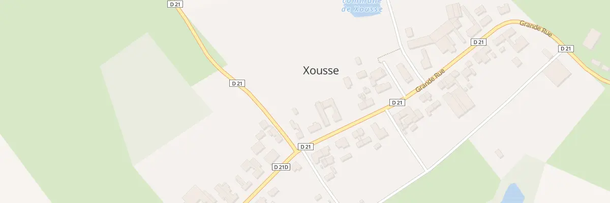 Plan du 21 Grande Rue à Xousse