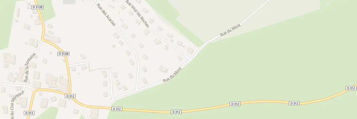 Plan du 5 Rue sous les Roches à Solemont