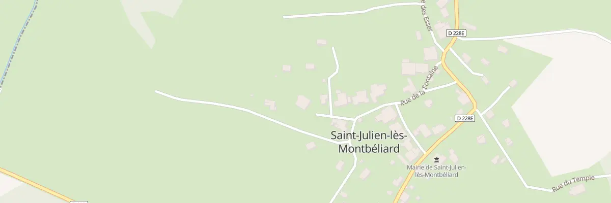 Plan du 9 Rue de la Fontaine à Saint-Julien-lès-Montbéliard
