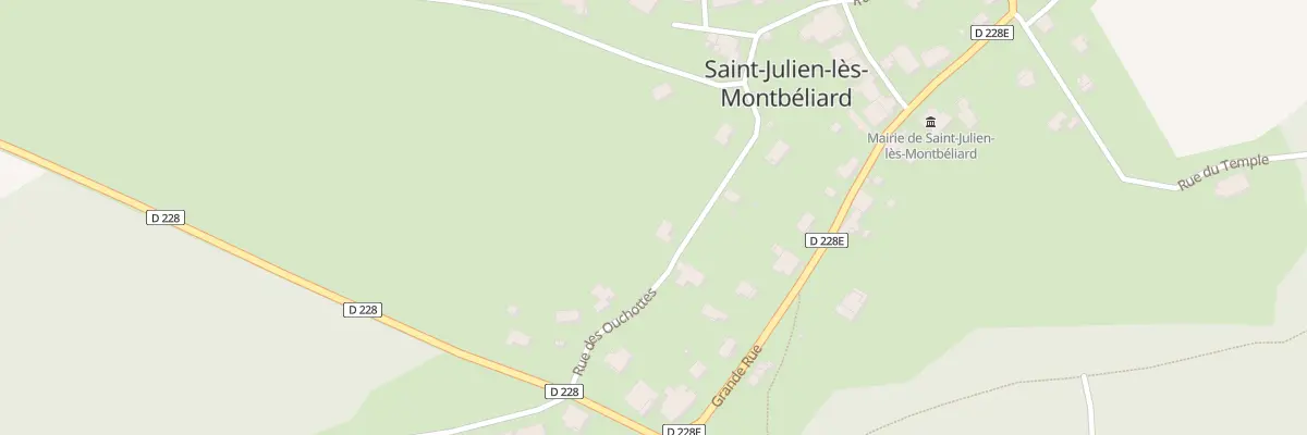 Plan du 4 Rue des Ouchottes à Saint-Julien-lès-Montbéliard