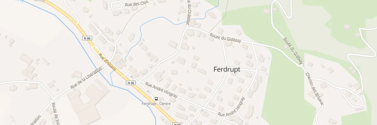 Plan du 12 Rue André Duval à Ferdrupt