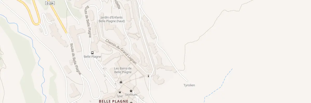 Plan du 5102 Res Montagnettes B. Plagne à La Plagne Tarentaise