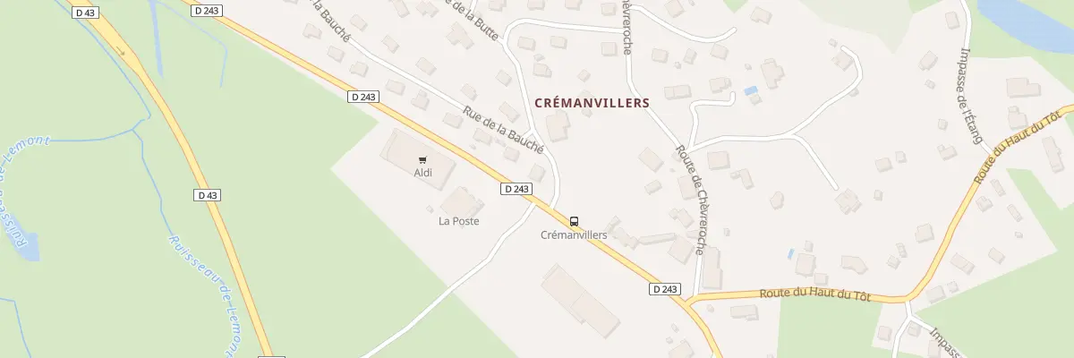 Plan du 1 Rue de la Roche-Croix à Vagney