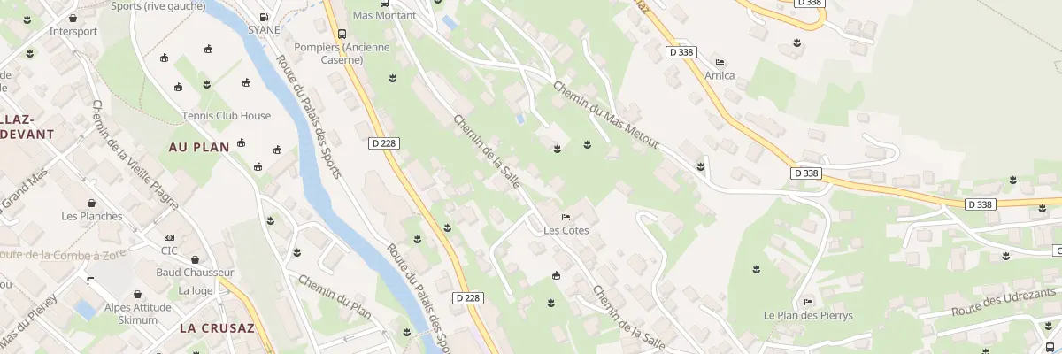 Plan du 205 Che de la Salle à Morzine