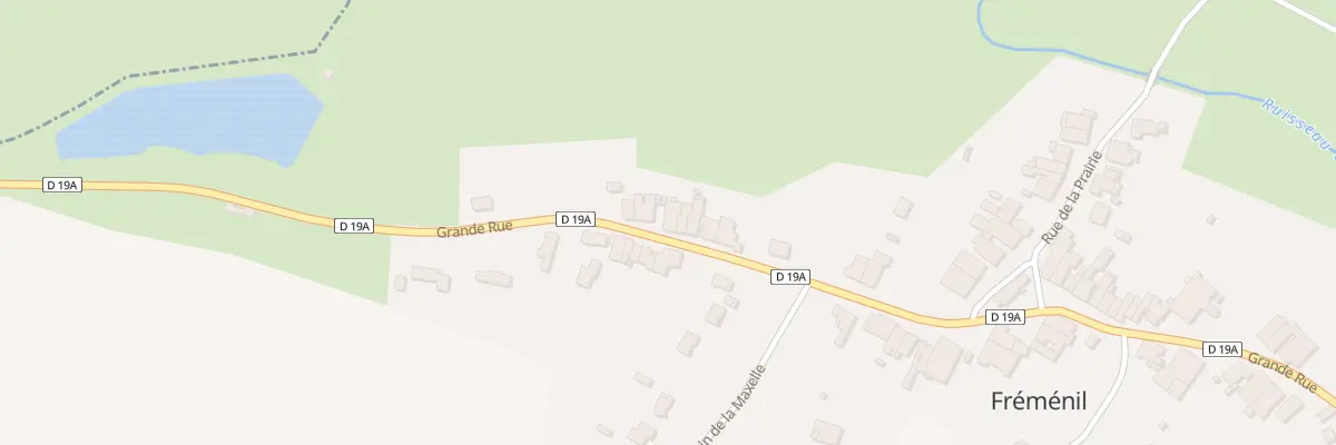Plan du 42 Grande Rue à Fréménil