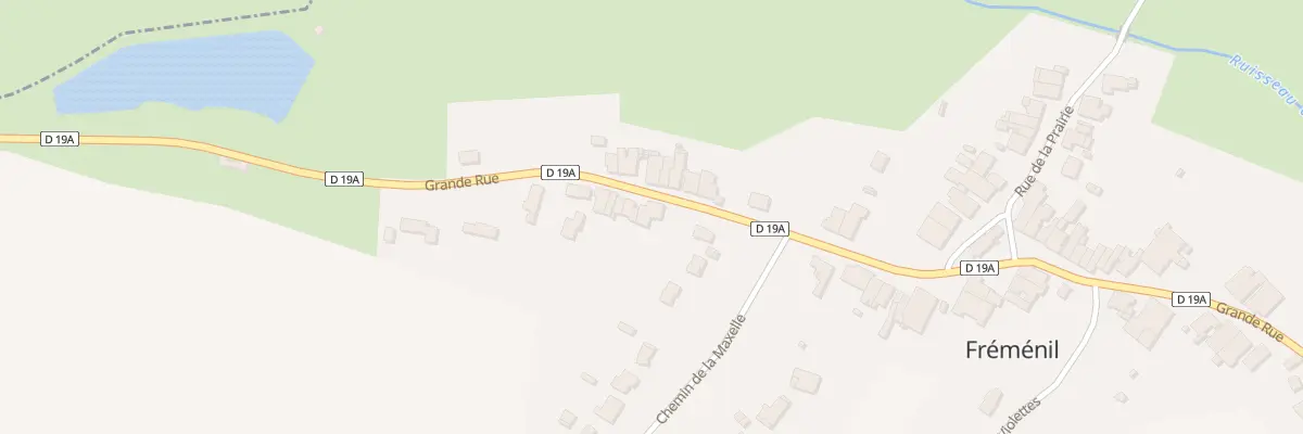 Plan du 31 Grande Rue à Fréménil