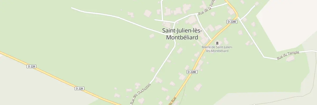 Plan du 2 Rue des Ouchottes à Saint-Julien-lès-Montbéliard