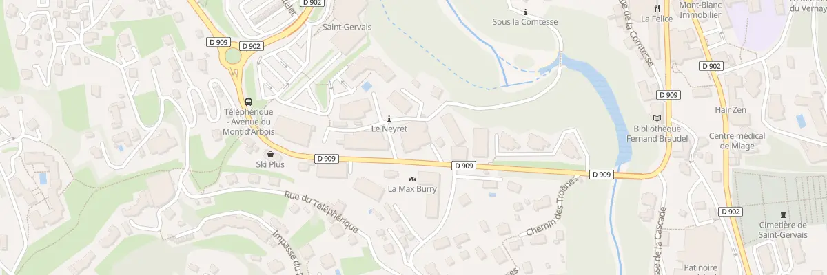 Plan du 782 Av du Mont d’Arbois à Saint-Gervais-les-Bains