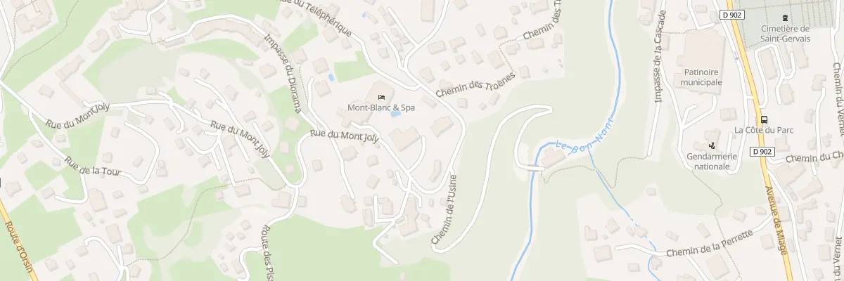 Plan du 218 Rue du Mont Joly à Saint-Gervais-les-Bains
