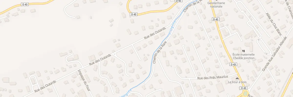 Plan du 728 Rue des outards à Passy