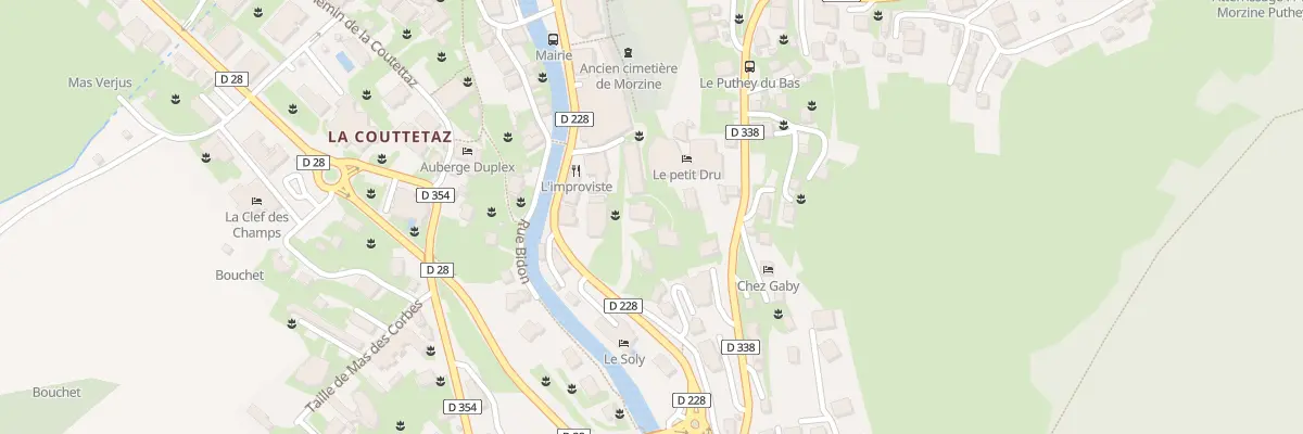 Plan du 215 Rte de la Manche à Morzine