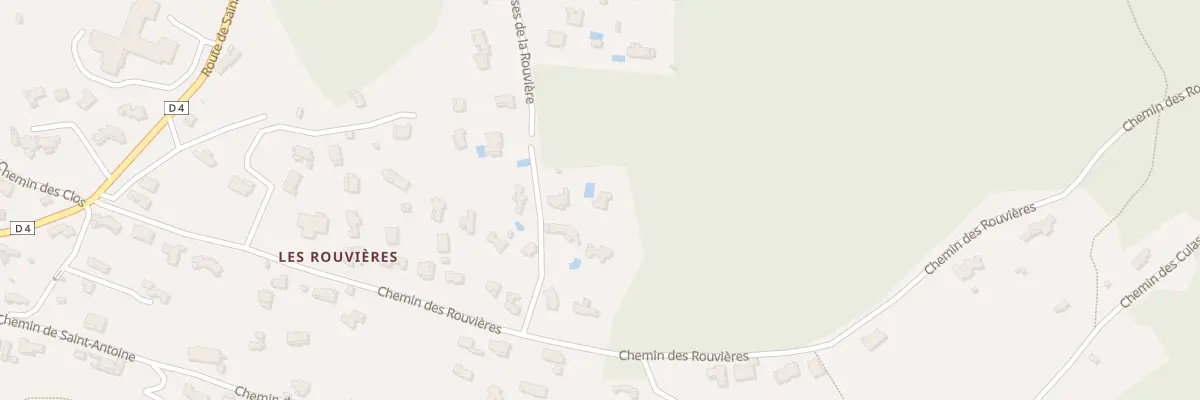 Plan du 5501 La Rouviere à Bagnols-en-Forêt