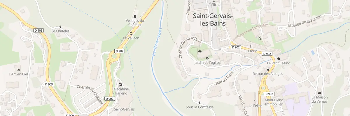 Plan du 140 Che du Vieux Pont à Saint-Gervais-les-Bains