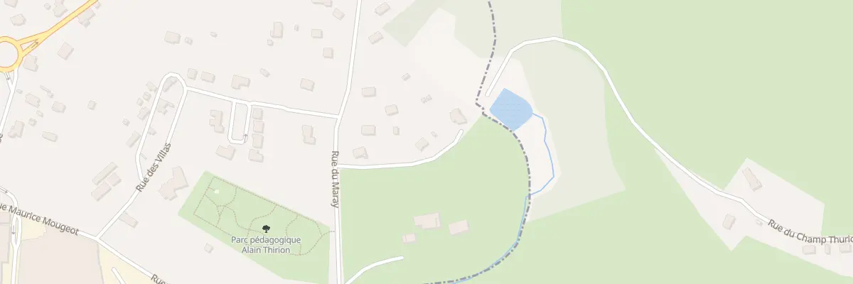 Plan du 101 Che du Champ Bremont à Laval-sur-Vologne
