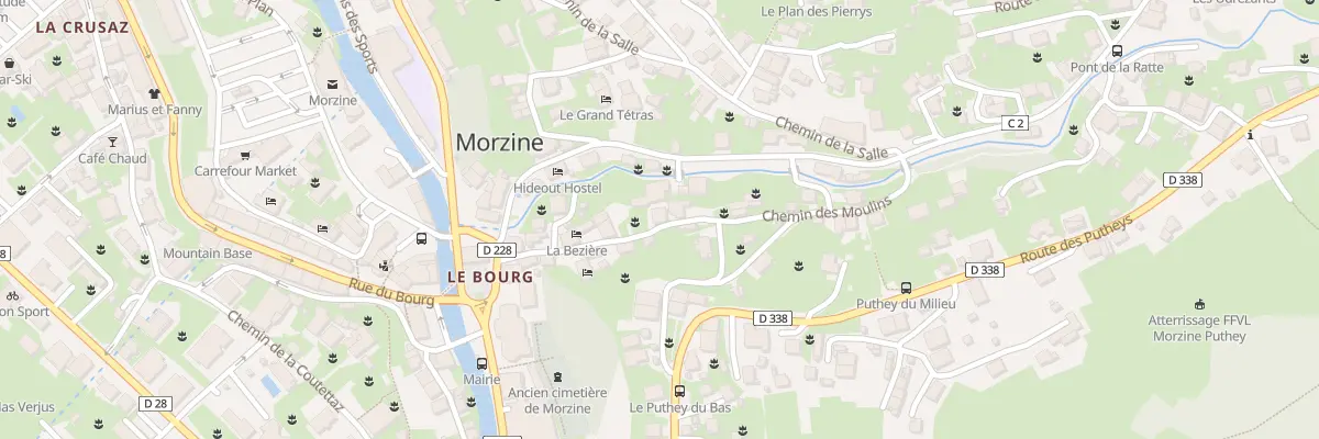 Plan du 123 Che des Moulins à Morzine