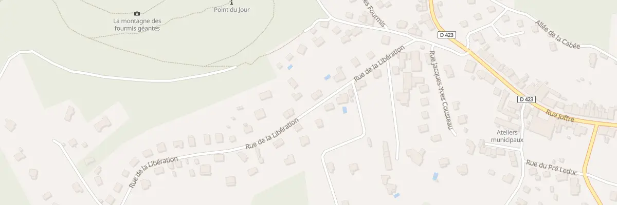 Plan du 8 Rue de la Libération à Bruyères