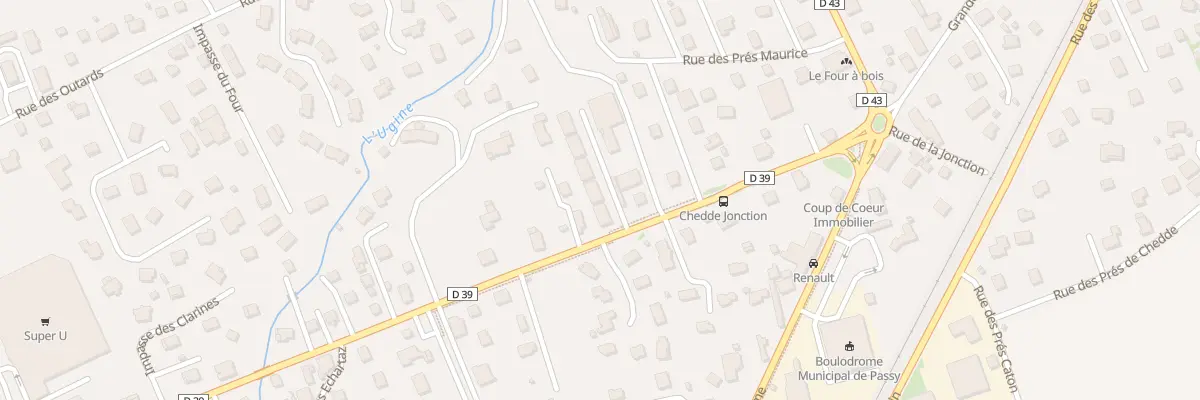 Plan du 661A Av de Marlioz à Passy