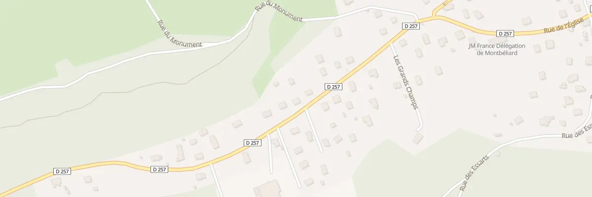 Plan du 17 Rue des Grands Champs à Étouvans