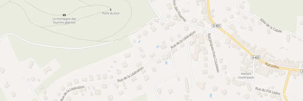 Plan du 6 Rue de la Libération à Bruyères