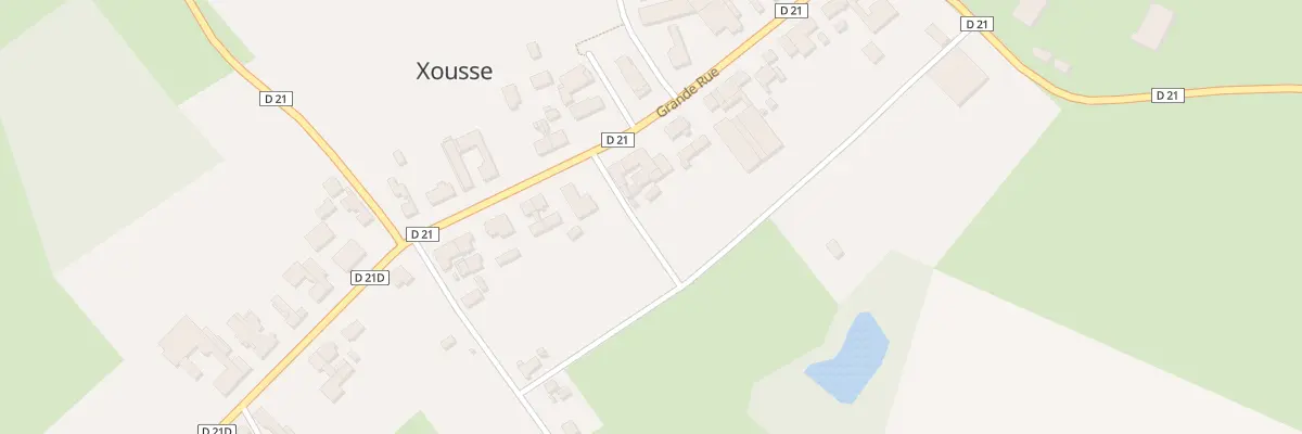 Plan du 24 Grande Rue à Xousse