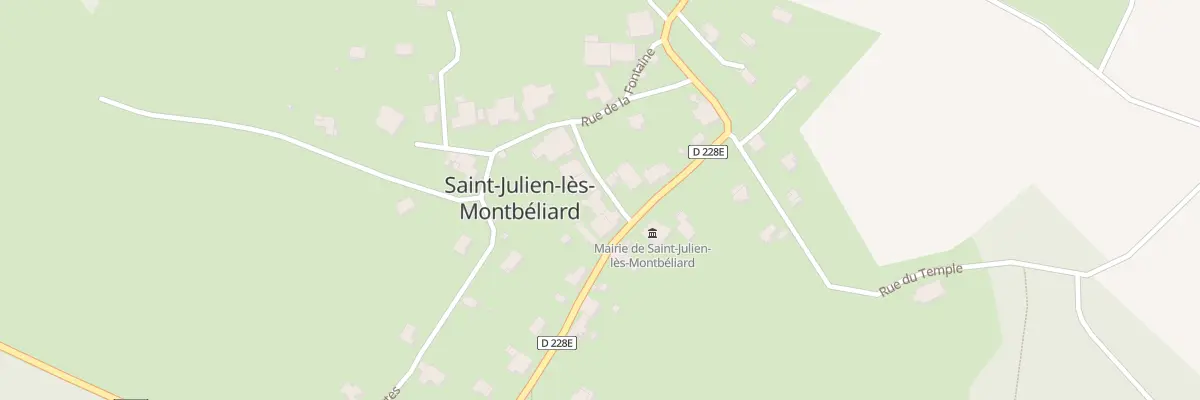 Plan du 1 Rue de l’Ecole à Saint-Julien-lès-Montbéliard