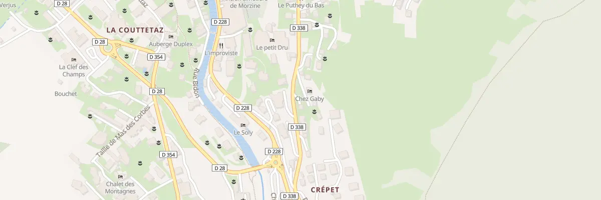 Plan du 210 Rte des Putheys à Morzine