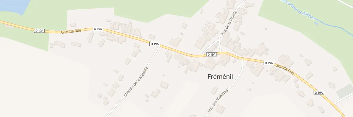 Plan du 29 Grande Rue à Fréménil