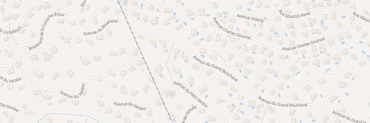 Plan du 675 Av du GRAND BOUCHAREL à Fréjus