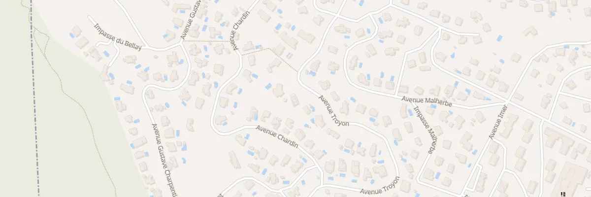 Plan du 260 Av TROYON à Fréjus